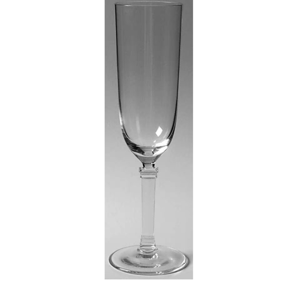 SET OF 6 FLUTED CHAMPAGNE GLASSES- Hampton by TIFFANY & CO.